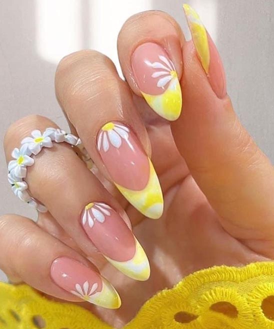 SIMPLE FLOWER DESIGNS NAILS