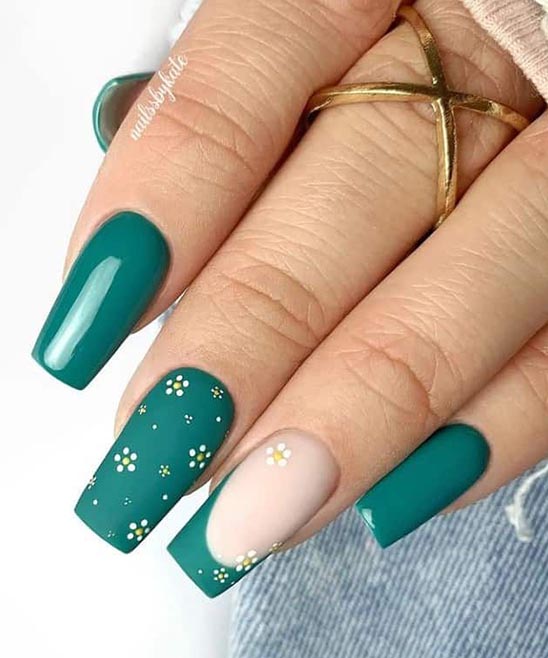 SIMPLE FLOWER DESIGNS NAILS