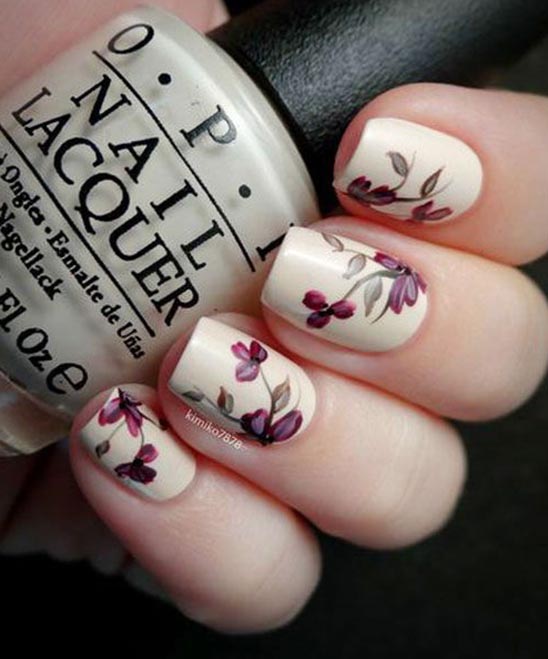 SIMPLE FLOWER NAIL DESIGNS