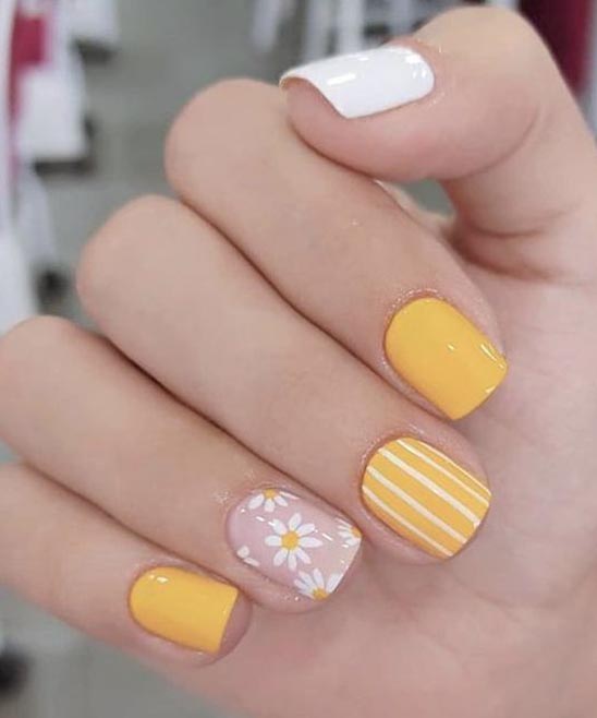 SIMPLE FLOWER NAIL DESIGNS FOR SHORT NAILS