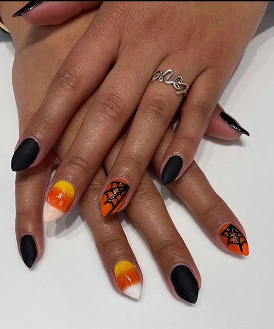 SIMPLE HALLOWEEN NAIL DESIGNS