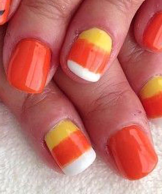 SIMPLE HALLOWEEN NAILS IDEAS