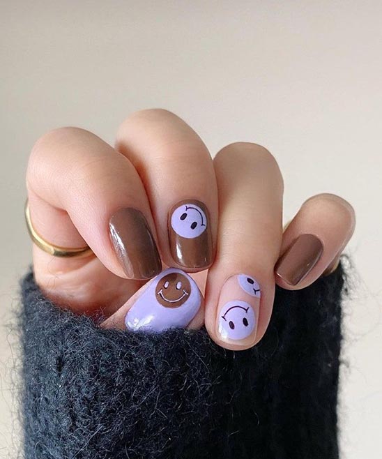 SIMPLE HAND PAINTED NAIL ART DESIGNS