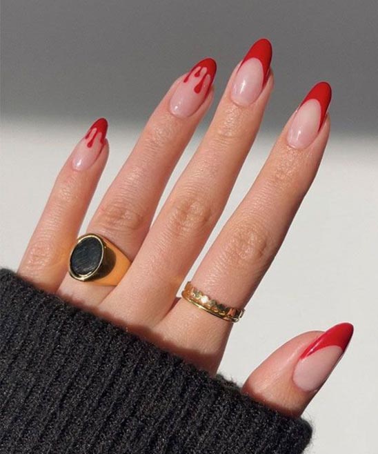 SIMPLE HEART NAIL DESIGN