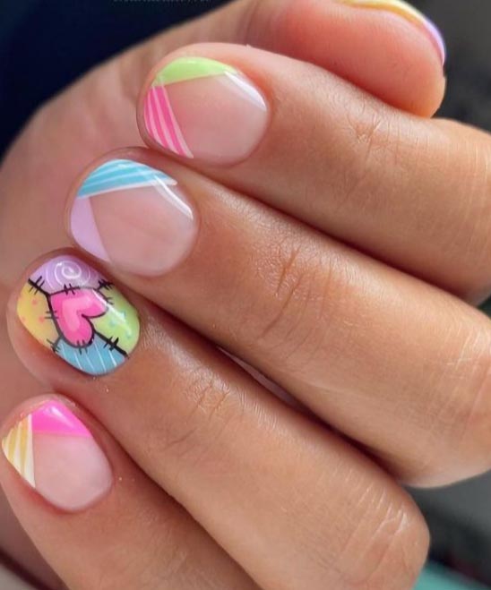 SIMPLE HOLIDAY NAILS SILVER