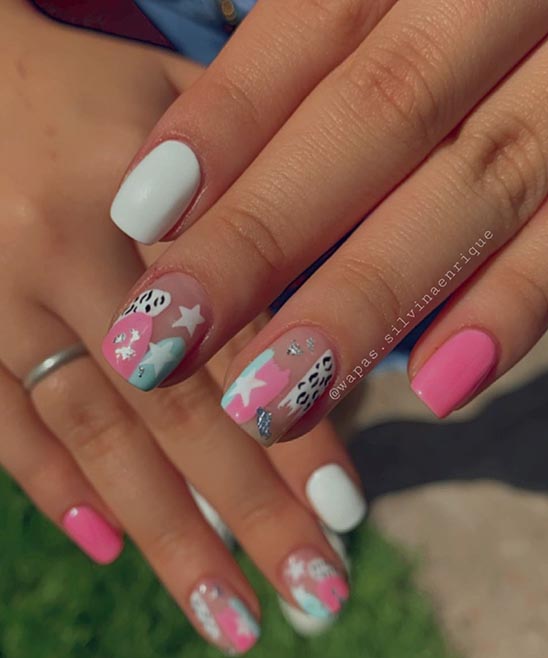 SIMPLE MEDIUM COFFIN ACRYLIC NAIL IDEAS