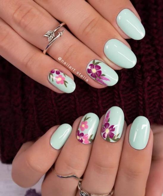 SIMPLE NAIL ART DESIGNS BLACK AND SILVER