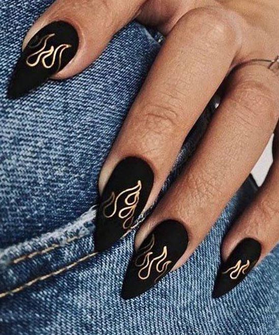SIMPLE NAIL ART DESIGNS BLACK AND WHITE