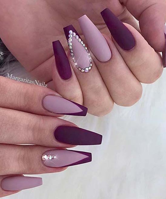 SIMPLE NAIL ART DESIGNS USING RHINESTONES