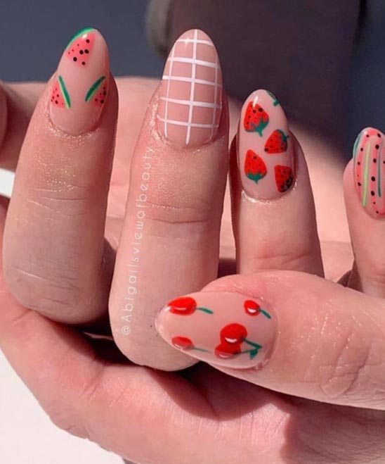 SIMPLE NAIL ART FLOWER DESIGNS