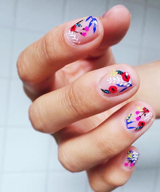 SIMPLE NAIL ART FOR FALL