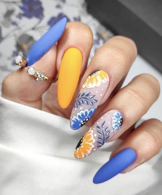 SIMPLE NAIL DESIGN FADE COFFIN