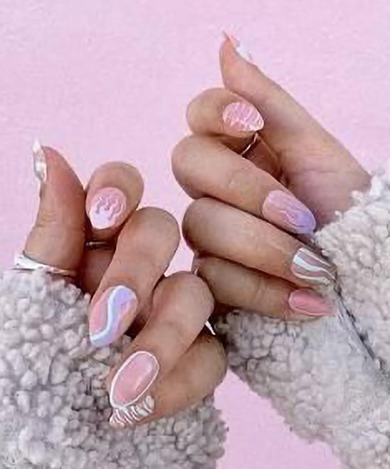 SIMPLE NAIL DESIGNS ALMOND