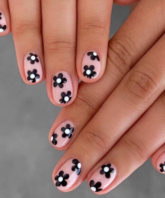 SIMPLE NAIL POLISH FLOWER DESIGNS