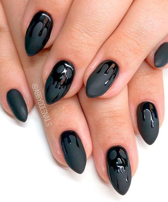 SIMPLE NAILS FOR HALLOWEEN