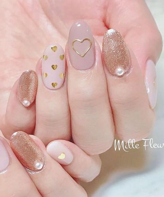 SIMPLE NAILS FOR VALENTINES DAY