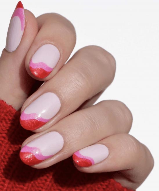 SIMPLE ORANGE HALLOWEEN NAILS