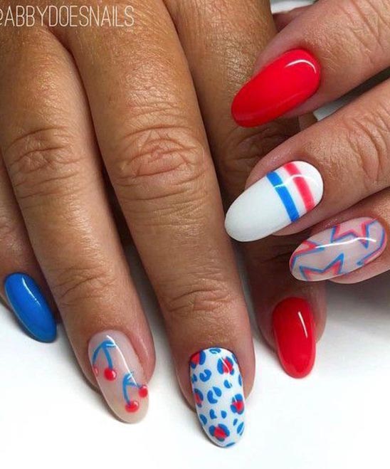 SIMPLE RED NAIL DESIGNS