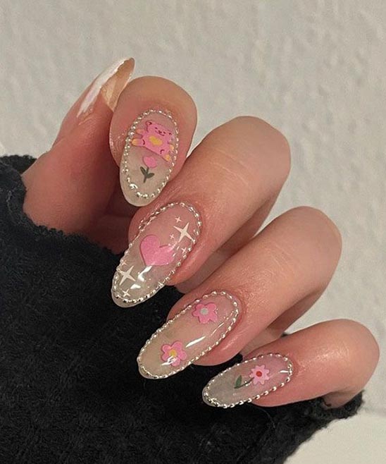 SIMPLE RED VALENTINES DAY NAILS