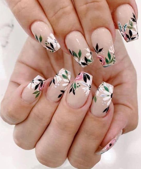 SIMPLE SHORT ACRYLIC NAIL IDEAS