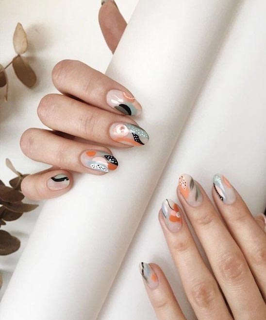 SIMPLE SHORT ALMOND NAILS