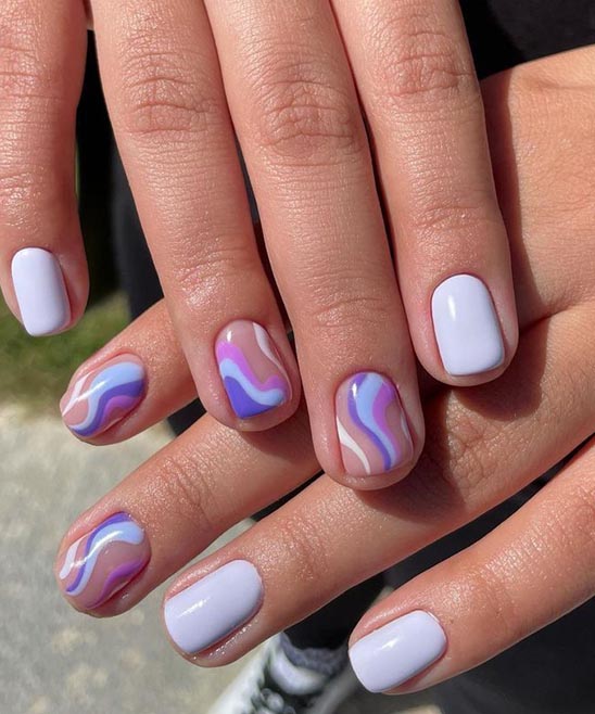 SIMPLE SHORT BLACK NAIL DESIGNS