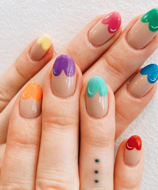 SIMPLE SHORT HALLOWEEN NAILS