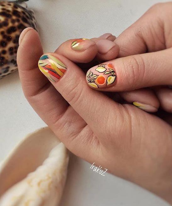 SIMPLE SHORT VALENTINES NAILS