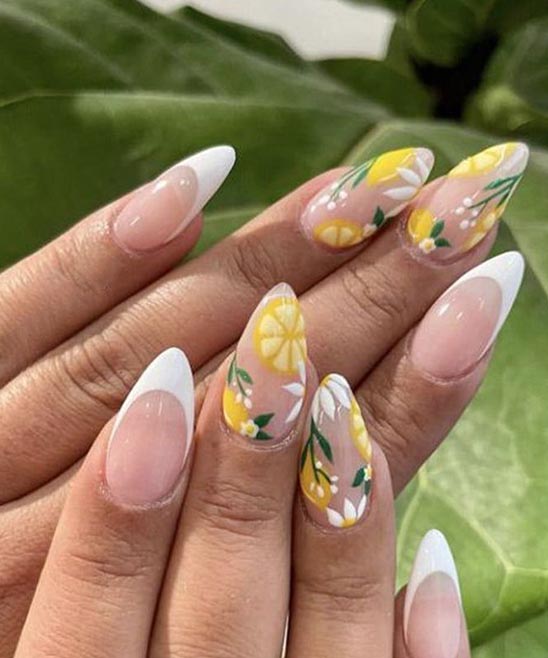 SIMPLE SPRING FLOWER NAIL DESIGNS