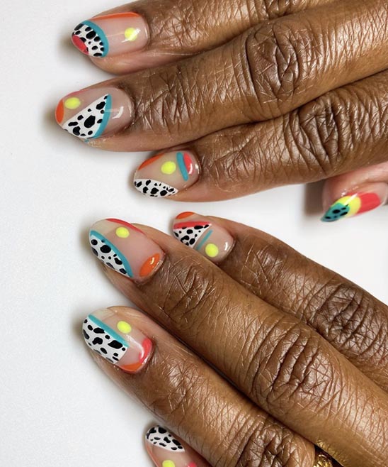 SIMPLE SUMMER ACRYLIC NAIL IDEAS