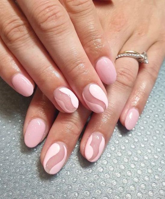 SIMPLE SUMMER ALMOND NAILS