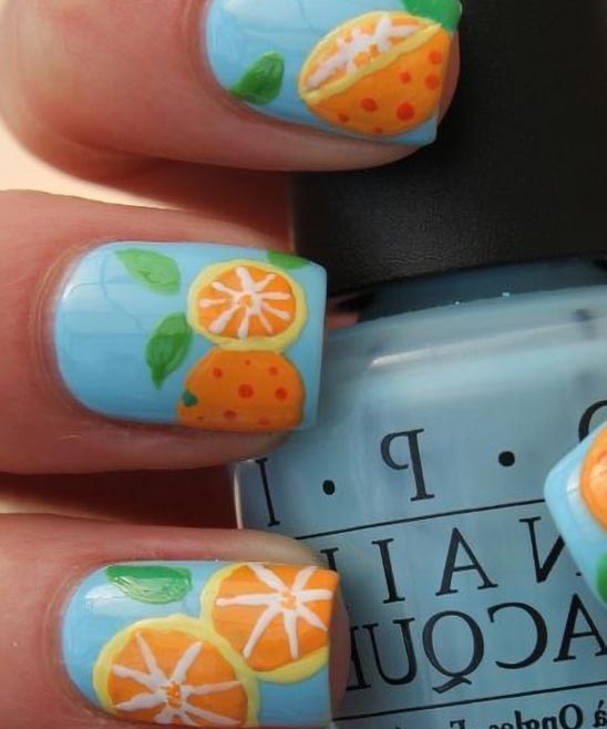 SIMPLE SUMMER NAIL ART