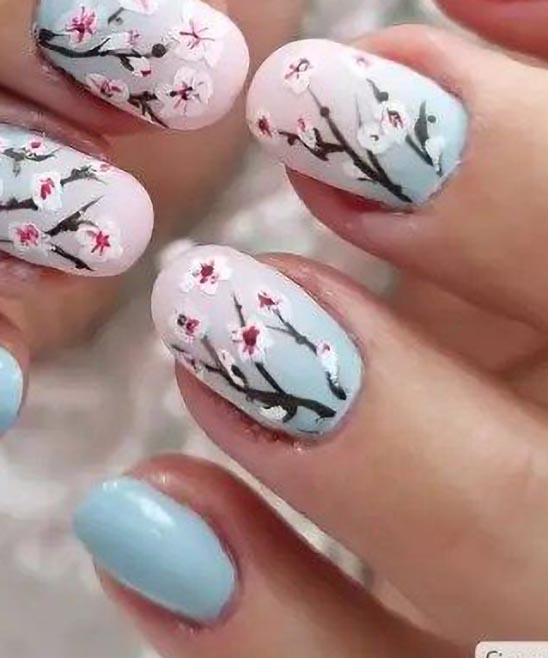 SIMPLE SUMMER NAILS COFFIN