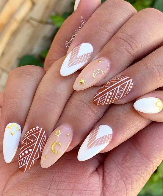 SIMPLE TROPICAL NAIL DESIGNS