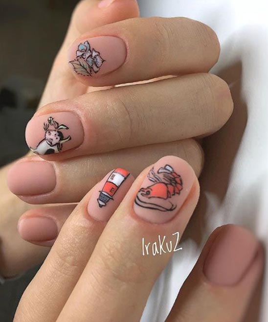 SIMPLE VALENTINE NAIL ART
