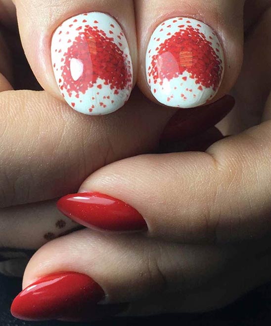 SIMPLE VALENTINE NAIL DESIGNS
