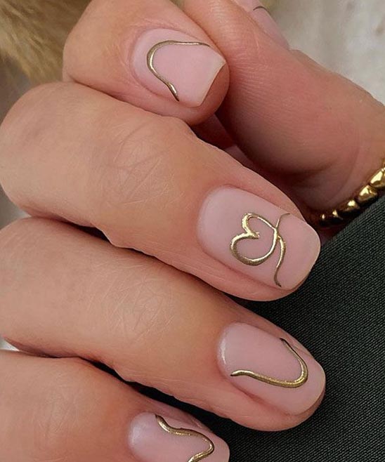 SIMPLE VALENTINE'S DAY NAIL ART