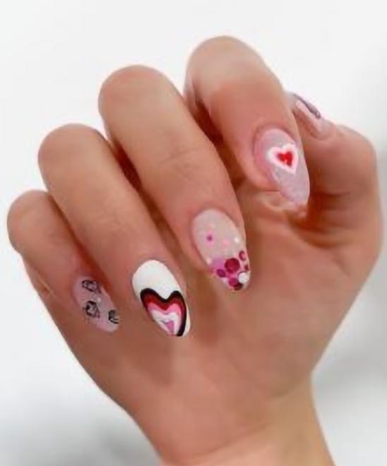 SIMPLE VALENTINES DAY NAIL IDEAS