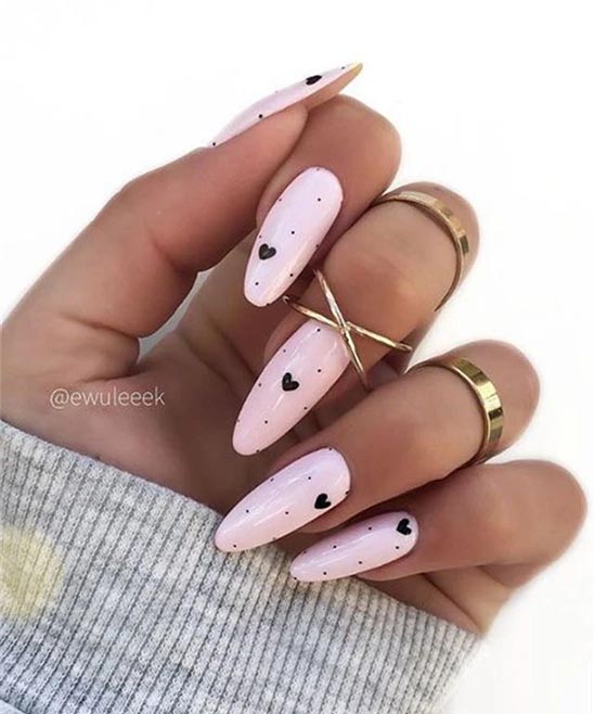 SIMPLE VALENTINE'S DAY NAIL IDEAS