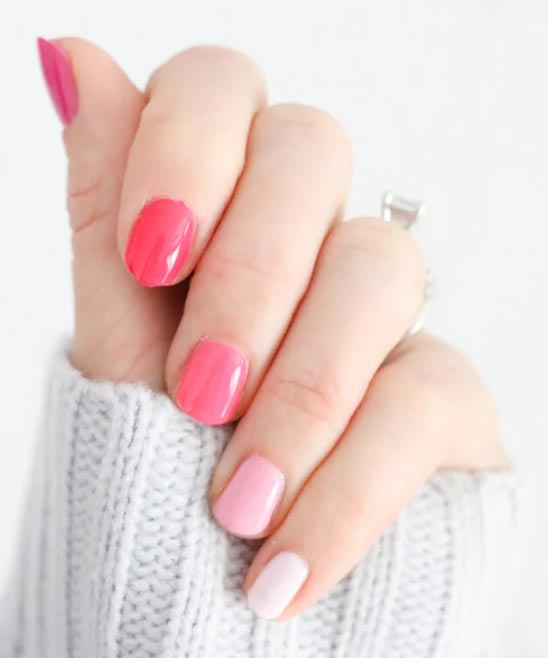 SIMPLE VALENTINES GEL NAILS