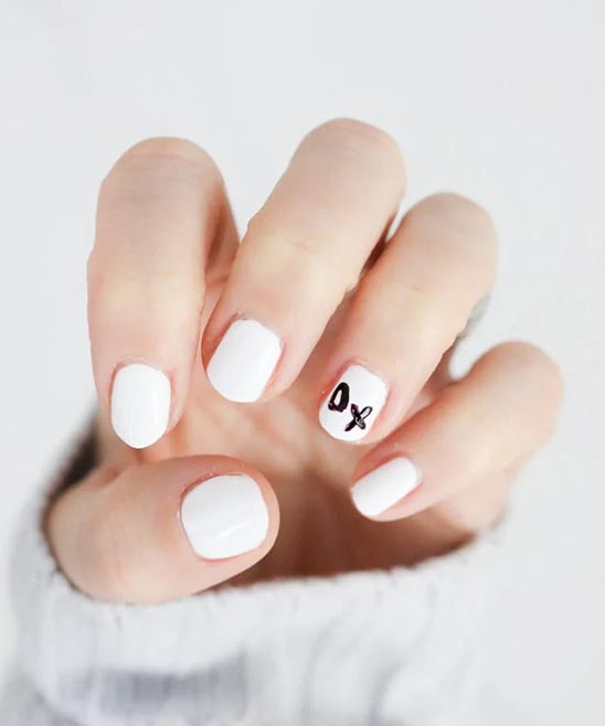 SIMPLE VALENTINES NAILS COFFIN