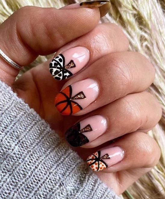 SIMPLE VALENTINES NAILS SHORT