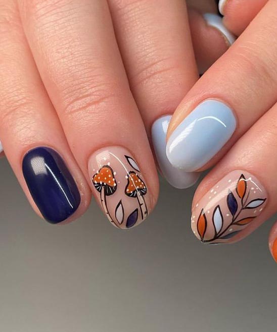 SIMPLE WHITE FLOWER NAIL DESIGN