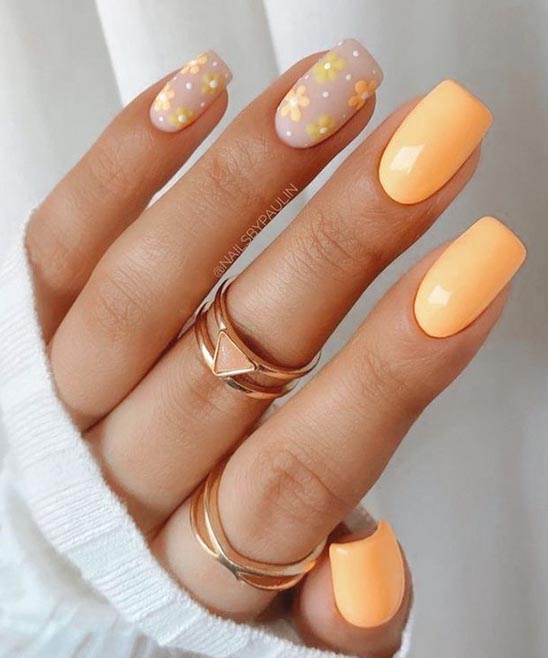 SIMPLE WHITE FLOWER NAIL DESIGNS