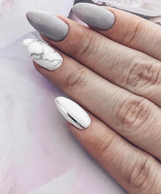 SIMPLE WHITE NAIL DESIGNS