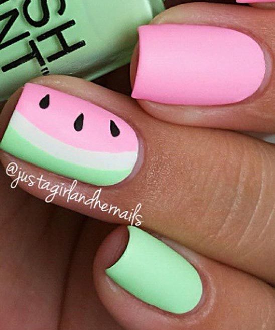 SUMMER SIMPLE CUTE NAILS