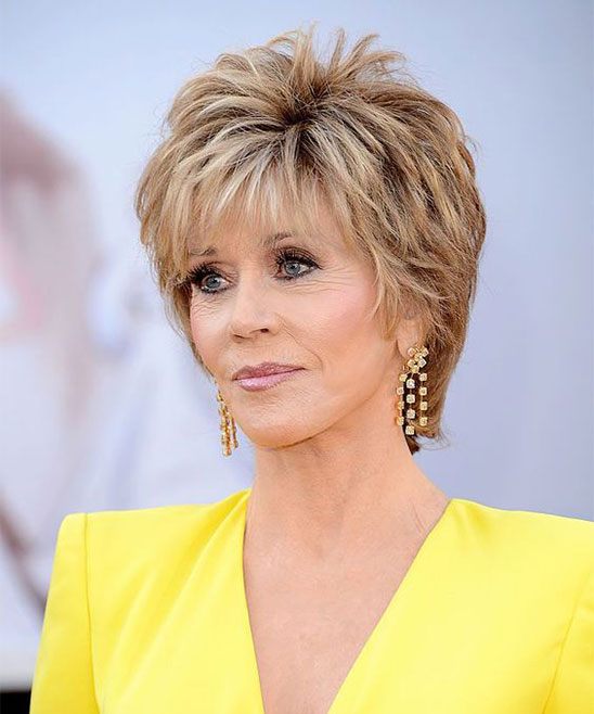 Short Hairstyles for Women Over 60 with Wavy Hair