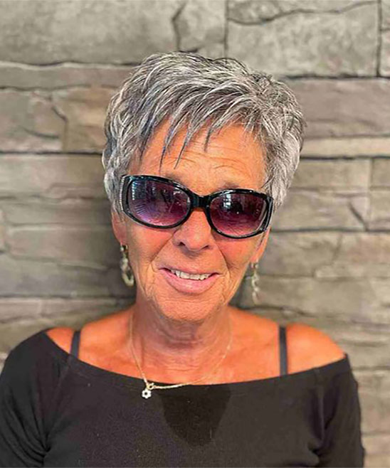 Short Layered Hairstyles for Women Over 60