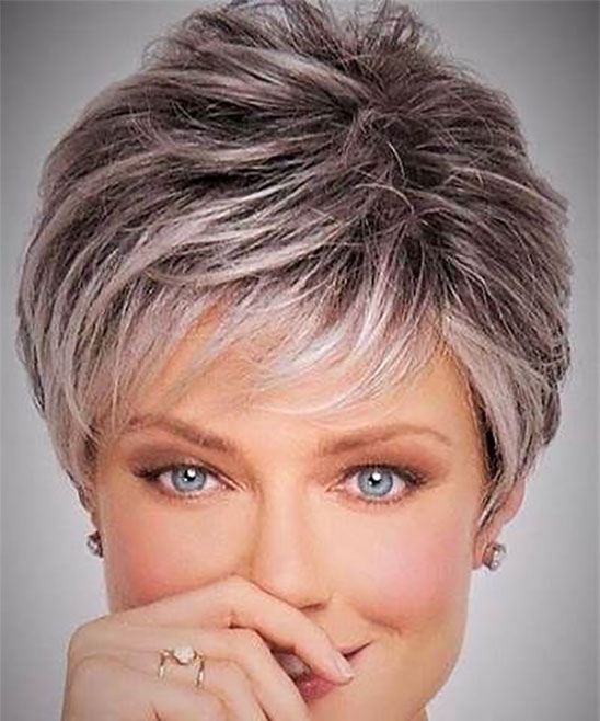 Short Wavy Hairstyles for Women Over 60