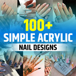 Simple Acrylic Nail Ideas